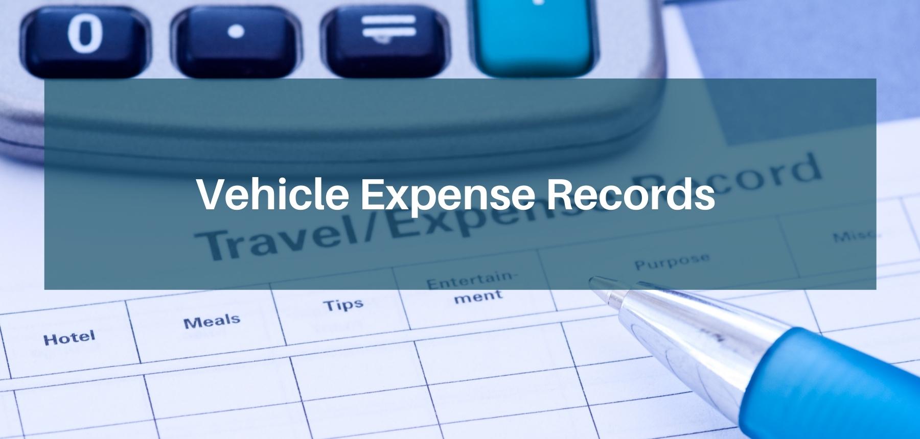 CRA Mileage Rate - Vehicle Expense Records
